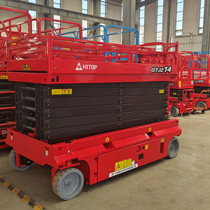 Plataforma Elevadora Móvil Hitop, Elevador de Tijera Eléctrico de 6m 8m <span class=keywords><strong>10m</strong></span> 12m 14m en Venta - Product Image 6