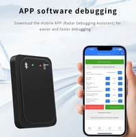 Excelsoo APP débogage 79G capteur Radar de véhicule pour barrière de flèche à bras droit détecteur de boucle Radar Bluetooth