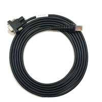 Cable de Escáner de Código de Barras RS232 Db9 Hembra de Alto Rendimiento, Cable Lector de Códigos QR RS232 a RJ45 RJ50 para Honeywell 1900 1200G 1300G