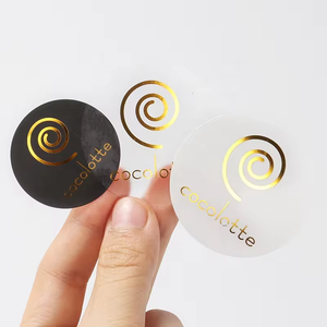 Hot Foil Stamping Custom Vinyl Metallic Oval Sticker <strong>Label</strong> for Essential Oil Bottle Vials Perfume <strong>Label</strong> Printing - Product Image 3