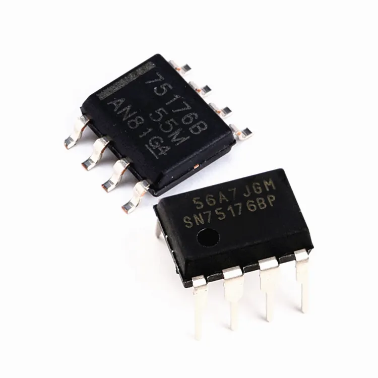 Original Electronic Components Single Transmitter/Receiver Sn75176bdr Sn75176 IC TRANSCEIVER HALF 1/1 8SOIC