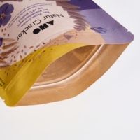 Pochette Doypack Personnalisée de Qualité Alimentaire, Imprimée par Héliogravure, Recyclable, Refermable, Givrée, avec Fermeture Éclair et Fond Stable |   BOPP/AL/PE Snacks pour bébés, noix