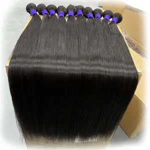 Cheap unprocessed human hair bundles vendors cuticle aligned weft hair extensions virgin brazilian hair weaves bundles