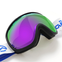 Yijia Optique Ski Snowboard Lunettes Lentille Interchangeable Anti-Buée UV 400 Protection SphericalLens Sports Ski Lunettes Grossistes
