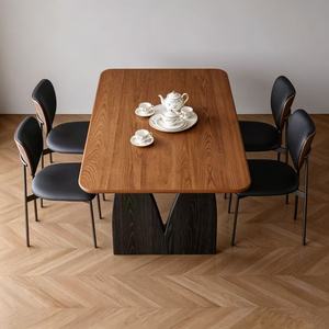 Nuevo Juego de Mesa de Comedor de Madera Maciza Estilo Francés Vintage con 4 Sillas Tapizadas en Verde para el Hogar, Cocina, Comedor - Product Image 5
