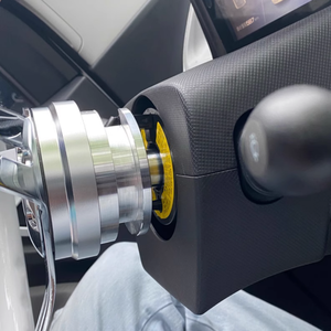 70mm in alluminio 6 fori Auto Auto a sgancio rapido volante adattatore per mozzo a scatto per volante sportivo da corsa - Product Image 3