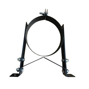 Kit de tubería de chimenea de estufa 6 "(150 Mm) Tubo recto/Codo/Soporte/Tapa de lluvia <span class=keywords><strong>para</strong></span> chimenea/Juego de chimenea de estufa de leña - Product Image 4