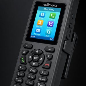 Téléphone IP <span class=keywords><strong>portable</strong></span> Flyingvoice FIP16Plus : Clip de ceinture intégré, Wi-Fi double bande 2,4G et 5G, 2 lignes SIP, écran couleur 1,8 pouces, mobile - Product Image 5