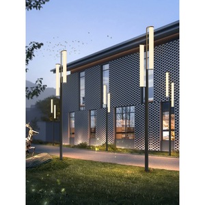 Dış Mekan Su Geçirmez Çim Lambaları Yüksek Direkli Bahçe Villa Avlu Peyzaj Yolu Sokak Lambası - Product Image 5