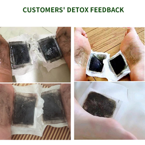 Parches Desintoxicantes para Pies con Vinagre de Bambú 100% Natural, para Eliminar Toxinas, Adelgazar, Relajar, Perder Peso y Limpiar en Profundidad - Product Image 4
