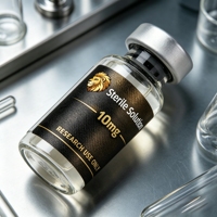 Autocollants en vinyle personnalisés imperméables pour l'emballage de poudre de peptides de 2 ml, 10 ml, 15 ml