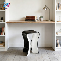 Chaise haute de salle à manger moderne européenne en résine, robuste, écologique, imperméable, design personnalisable, pour usage commercial et domestique