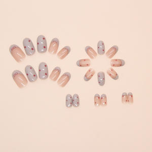 Vente chaude Meilleur <span class=keywords><strong>Prix</strong></span> Arc Doux Français Ins Style Pressé sur les <span class=keywords><strong>Ongles</strong></span> Doux <span class=keywords><strong>Faux</strong></span> <span class=keywords><strong>Ongles</strong></span> <span class=keywords><strong>Gel</strong></span>ée <span class=keywords><strong>Gel</strong></span> - Product Image 2