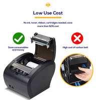 Hot Selling 3 Zoll Günstige Quittung POS-Drucker mit Auto Cutter 80mm USB Serial Lan BT Wifi Bill Drucker für Restaurant Küche