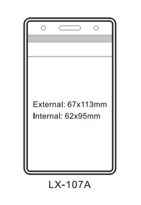 Vente directe d'usine, porte-carte d'identité en plastique souple transparent et imperméable, porte-badge - Product Image 2