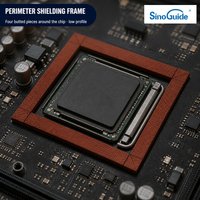 Joint en mousse de blindage EMI 80 dB, sans halogène, conforme RoHS, en tissu conducteur sur mousse PU avec adhésif pour boîtier de PCB et GPU
