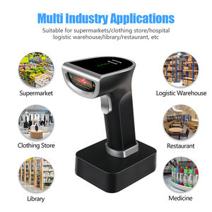 Lecteur de codes-barres sans fil 1D 2D avec indicateur de batterie, compatible avec Windows Android IOS, prend en charge les smartphones, tablettes et <span class=keywords><strong>PC</strong></span> - Product Image 3