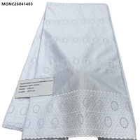 Dernière conception de tissu africain en voile suisse, dentelle suisse 100% coton, tissu en dentelle suisse de Dubaï pour robes de mariée