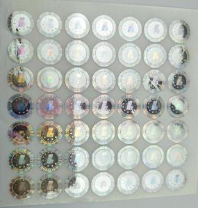 Holograma de seguridad de superposición: etiqueta pegatinas de láminas de sellos para las tarjetas de identificación de PVC - Product Image 1