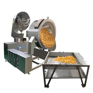 Big Capacity Automatic Industrial Caramel Flavored Gas Popcorn Machine Commercial Popcorn Making Machine