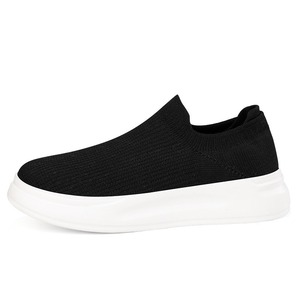 Chaussures d'été respirantes en mesh, style nouveau, à enfiler, pour couples, semelles épaisses, en maille tricotée, chaussures décontractées pour hommes - Product Image 5