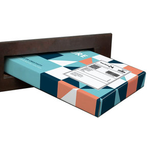 Custom Cardboard Package Postal <strong>Pip</strong> Small Large Slim Thin Letter Royal Mailer Mailing Shipping <strong>Box</strong> Packaging - Product Image 1