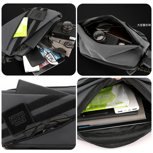 Nueva Bolsa de Pecho de Nailon para Hombre, Moderna Bolsa Cruzada, Deportiva, Impermeable, para Cintura, Casual, de Gran Capacidad, de un Solo Hombro - Product Image 5
