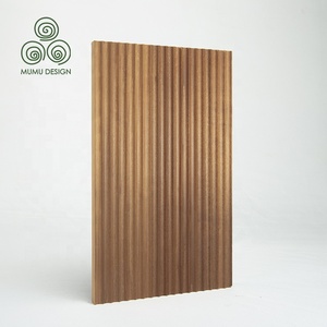MUMU Tấm Ốp Tường Gợn Sóng Tấm Ốp Gỗ Trang Trí Tấm Ốp Tường Gỗ Chất Lượng Tốt Cho Nhà - Product Image 3