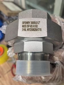 MSS SP-83 단조 스테인리스 스틸 유니온 ASTM A182 F304/F316L ASME B16.11 클래스 3000 암나사 ISO 9001:2008 인증 - Product Image 4