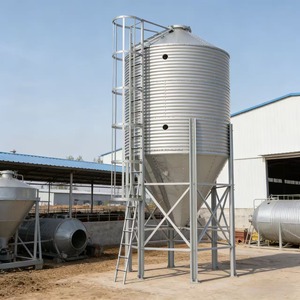 Silos <span class=keywords><strong>de</strong></span> stockage <span class=keywords><strong>de</strong></span> céréales en acier galvanisé à 3 couches pour l'alimentation des volailles, capacité <span class=keywords><strong>de</strong></span> 18 tonnes, pour le stockage <span class=keywords><strong>de</strong></span> céréales à la <span class=keywords><strong>ferme</strong></span> - Product Image 1