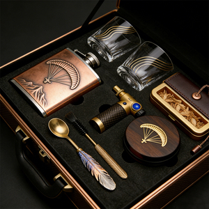 Ensemble de <span class=keywords><strong>parapente</strong></span> personnalisé fumé, cadeau d'entreprise pour les membres de la compétition, souvenir, whisky fumé, cocktail diamant, OEM/ODM - Product Image 3