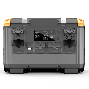 สถานีไฟฟ้าพกพาพลังงานแสงอาทิตย์ 100V 110V 220V Lifepo4 2000W 2400W ระบบสำรองไฟฟ้ากลางแจ้ง สถานีไฟฟ้าพกพา 2000W - Product Image 3