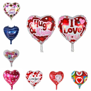 Ballons à hélium coeur d'amour rouge 18 pouces pour décoration de fête de mariage ballon de saint-valentin - Product Image 1