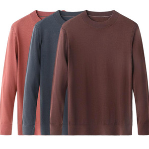 Áo len cổ tròn bán chạy nhất nhà máy, chất liệu len Merino nguyên chất-2/48S, mẫu mới nhất, nhiều màu sắc tùy chọn dành cho nam - Product Image 1