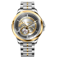 Montre automatique ultra-fine et étanche en cuir pour homme LOBINNI, lumineuse, meilleur prix, avec mouvement Miyota et cadran à aiguilles