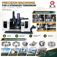 Tour vertical CNC haute précision pour la découpe des métaux, tour à tourelle CNC CV8080D