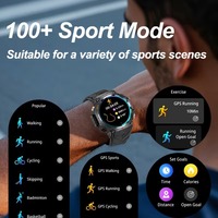 Montre connectée GPS KC91 avec cartes hors ligne, boussole, longue autonomie, écran IPS, appels et réponse, compatible Android et iOS
