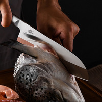 Couteau de chef japonais en acier 5CR15MOV, manche en bois de wengé, tailles 7, 8, 9 pouces pour cuisine, restaurant, sushi, sashimi, vente en gros