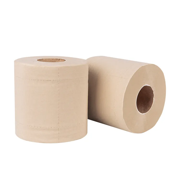 OEM индивидуальная печатная туалетная бумага из бамбука, Органическая, без дерева, Бамбуковая туалетная бумага
