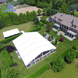 Gran exterior resistente marco de aluminio Modular ignífugo taller gran almacén Industrial tienda - Product Image 4