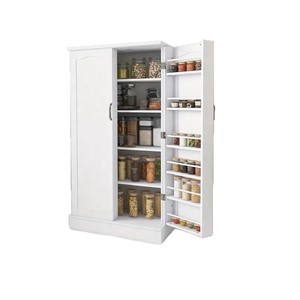Armoire de rangement minimaliste moderne, armoire à vin murale pour salon, grande capacité, armoire de cuisine intégrée. - Product Image 5