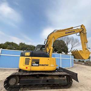 Excavatrice Komatsu PC128 d'occasion de 13 tonnes, modèle 200-240, avec pompe et moteur, inspection vidéo fournie, en stock - Product Image 3