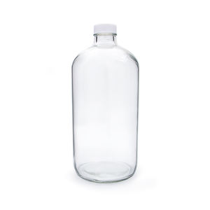 Grote capaciteit 250/500/1000ml transparante Boston fles - witte schroefdop, voedselveilig voor laboratorium & voedselopslag - Product Image 4
