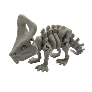 Modelo de Esqueleto de Dinosaurio con Cuernos Impreso en 3D, Novedad en Venta, Soporte de Exhibición para Escritorio, Adorno Decorativo, Regalo para Niños - Product Image 1