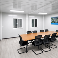 Rumah Kontainer Rakitan Cepat 20ft 40ft, Bangunan Kantor Modular Prefab, Desain Modern, Garansi 1 Tahun, Pabrik Shandong