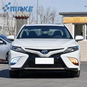 Smrke Per Toyota Camry 2018 2019 DRL Lampada Della Nebbia Dell'automobile LED Bianco Giallo segnale di girata Daytime Running Luce Diurna Auto parte