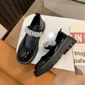 Chaussures Mary Jane pour femmes, plateforme, fermeture auto-agrippante, décontractées, grandes tailles, chaussures pour la vie quotidienne, chaussures habillées, pour les soirées, pour les étudiantes - Product Image 4