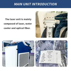 300w 1000w 3000w 500 Watt Handheld Portable Rust Removal Metal Steel Pulse Fiber Laser Cleaning Machine Price