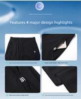 Pantalon de sport pour homme personnalisé en usine, protection UV, pour activités de plein air, randonnée, léger, séchage rapide, respirant, décontracté