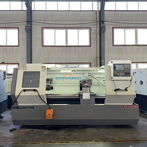 เครื่องกลึงซีเอ็นซีแบบแนวนอนรุ่น CK6163 สำหรับงานหนัก ขนาดใหญ่ ความแม่นยำสูง สำหรับกลึงโลหะ ขนาด 1000-2000 มม. ระบบควบคุม GSK - Product Image 5